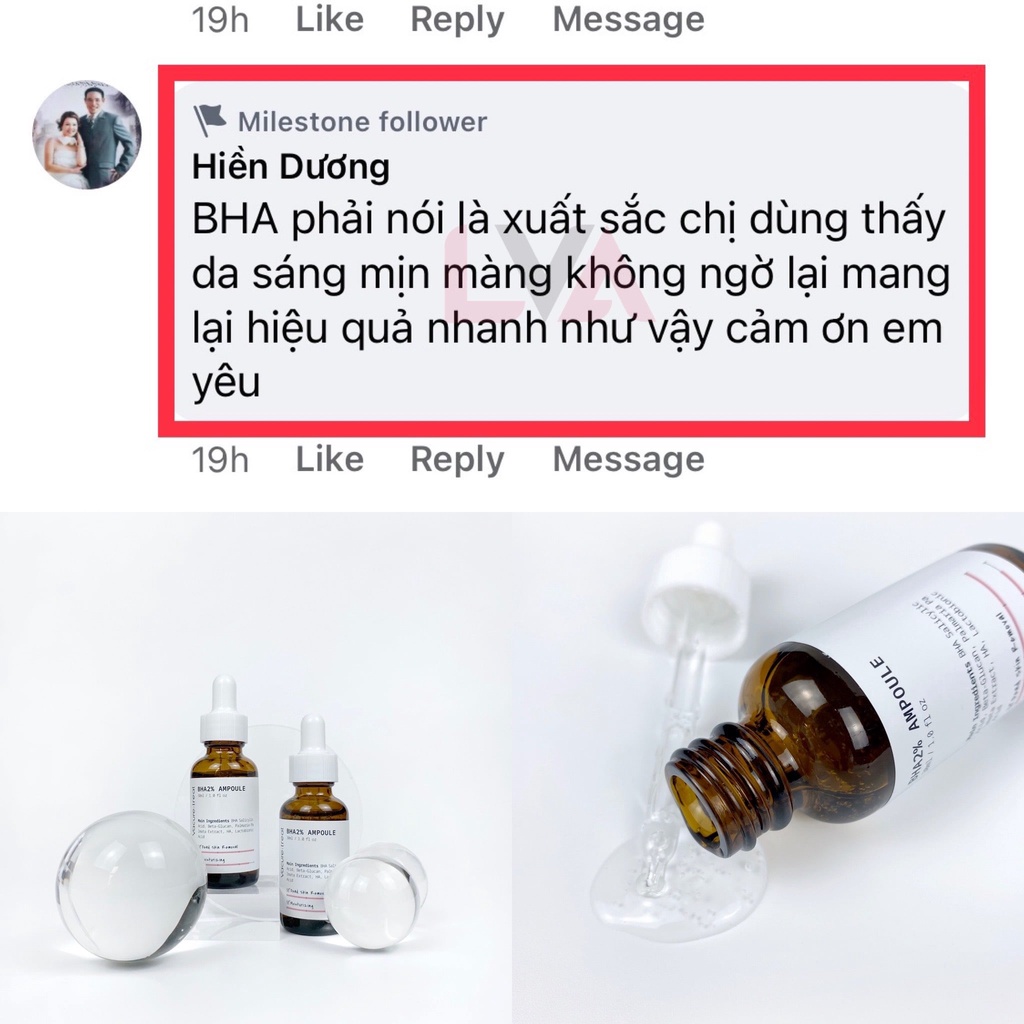 Dung dịch loại bỏ tế bào chết Vacure:treat BHA 2% Ampoule 30ml