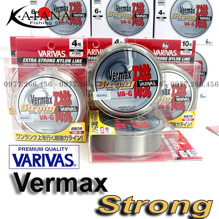 Cước Câu Chính Hãng VARIVAS VERMAX STRONG - Made in Japan