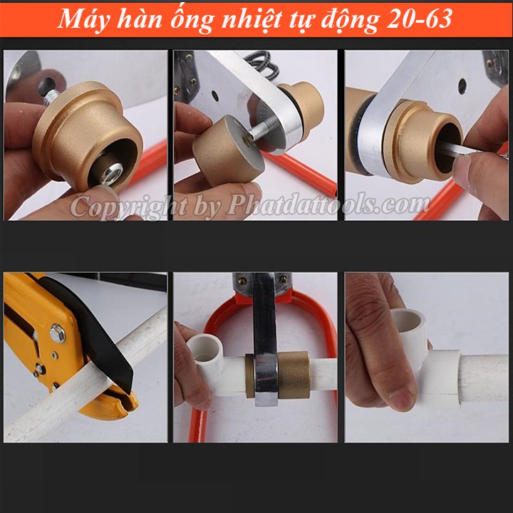 Máy hàn ống nhiệt PPR cao cấp 63A