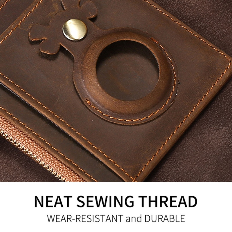 Ví Da Pu Dáng Ngắn Có Ngăn Đựng Thẻ Thời Trang Cho Nam Nữ