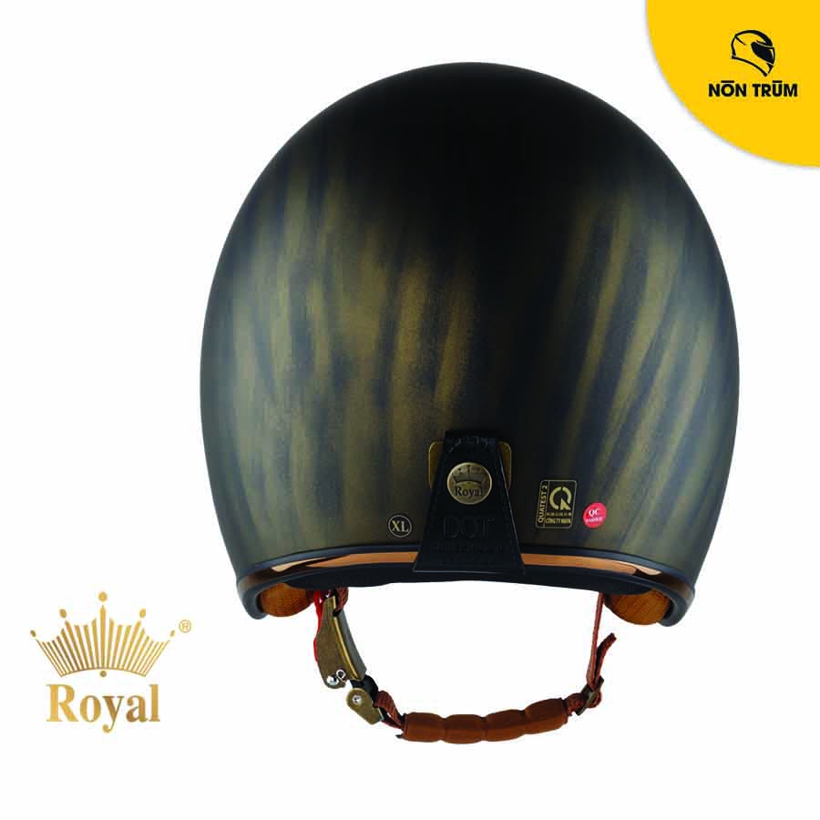 Nón bảo hiểm 3/4 Royal M20C tem xước đồng size L XL XXL chính hãng, freeship toàn quốc bởi hệ thống Nón Trùm