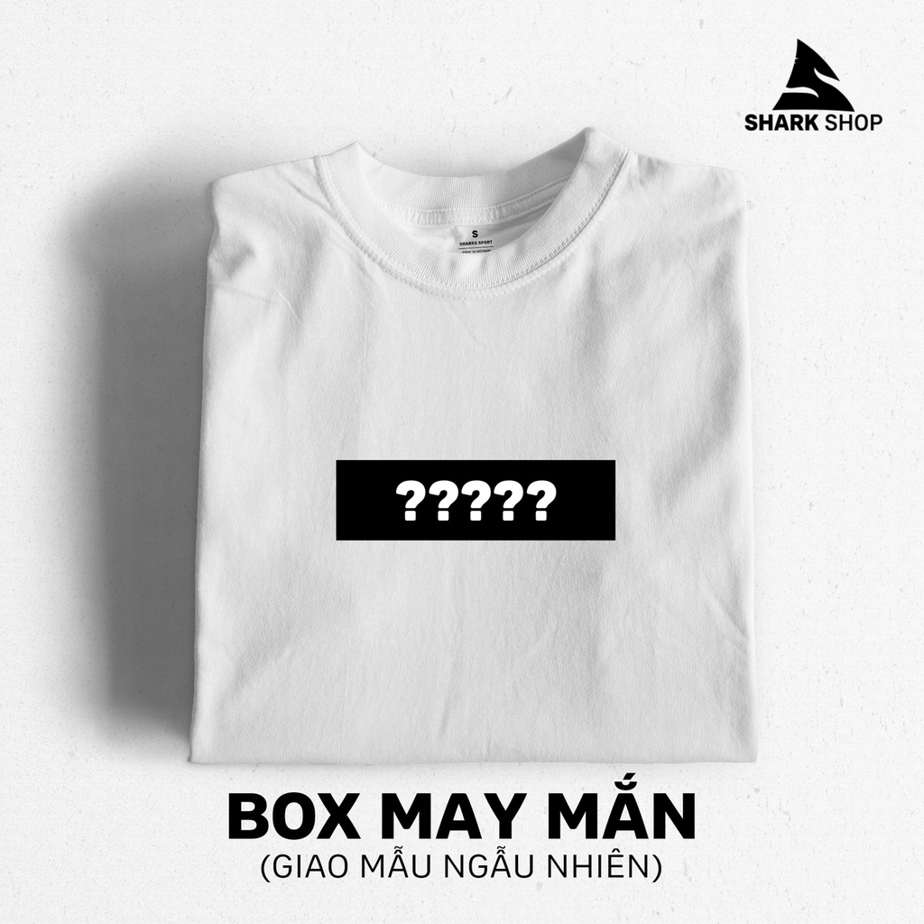 Áo Phông Basic Cotton họa tiết bất kì |SHARK SHOP| Nam Nữ Unisex Tay Lỡ Form Rộng Dày Cổ Tròn