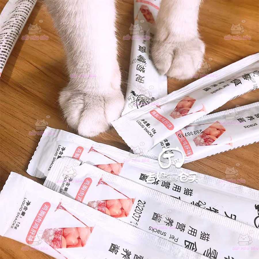 Soup thưởng QUEEN Cao Cấp cho Mèo tuýp 15gr