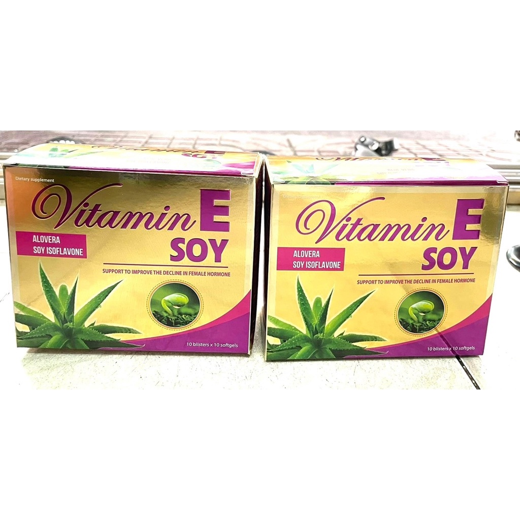 VITAMINE E SOY NHA ĐAM HỖ TRỢ CHỐNG LÃO HOÁ DA