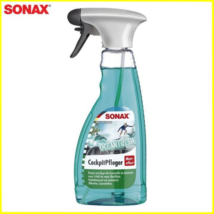 Sản phẩm Chai xịt bảo dưỡng nhựa trong xe ô tô Sonax - thương hiệu Đức 364241 Dung tích 500ml .