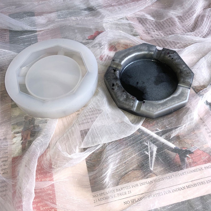 Khuôn Silicone Làm Gạt Tàn Thuốc Trang Trí Xe Hơi