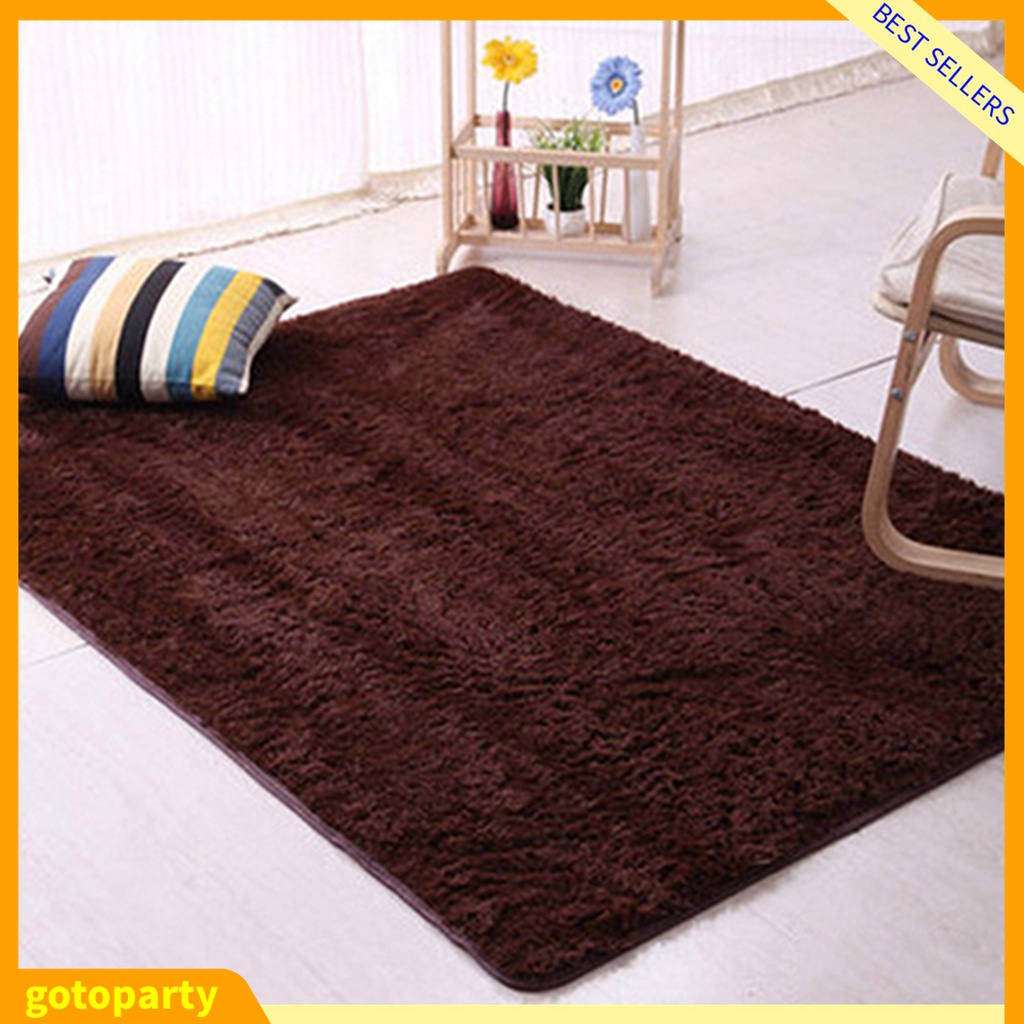 Thảm bông mềm mại chống trượt dùng để trang trí phòng ngủ