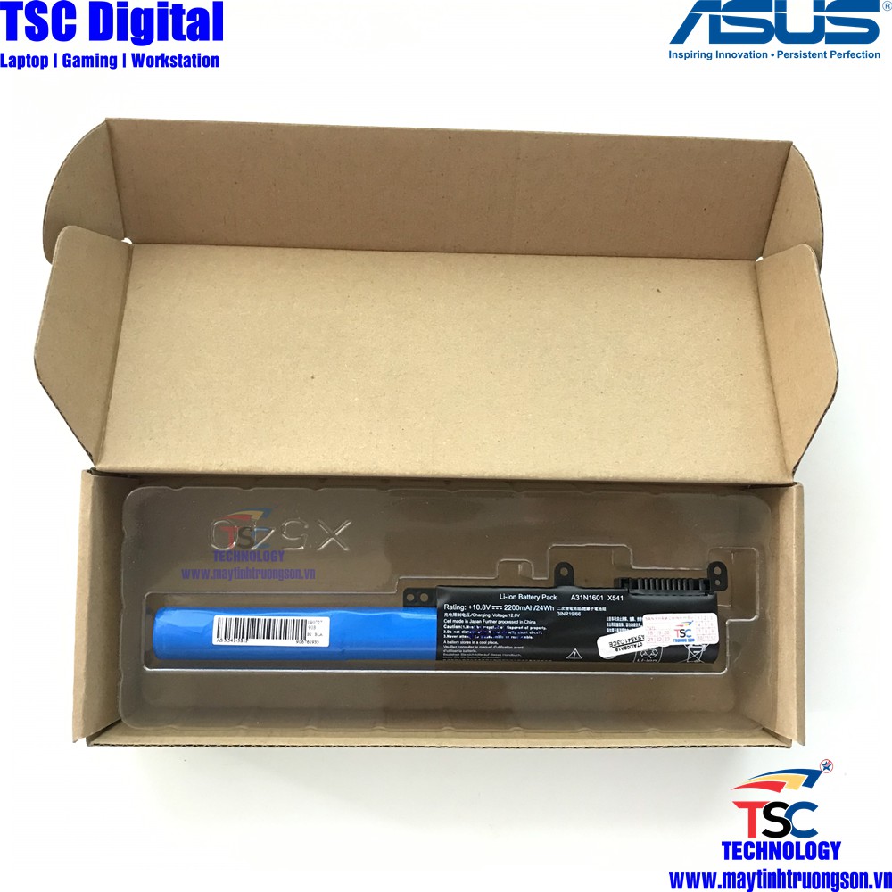 Pin Zin Cho Laptop ASUS A31N1601 X541U X541UA X541UV F541UA R541U R541UA | Pin Chất Lượng Cao