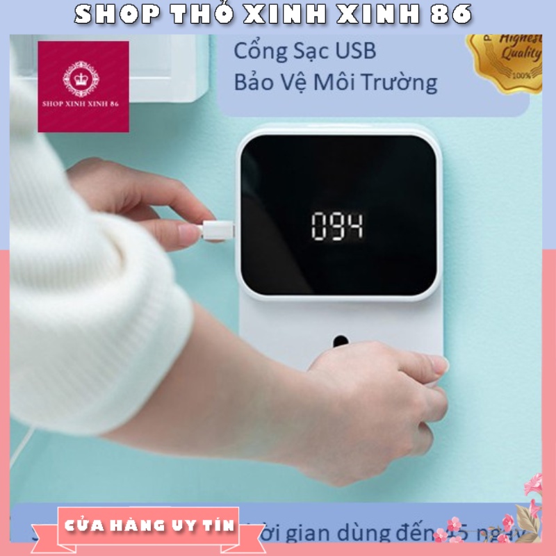 Máy Rửa Tay Tạo Bọt Tự Động Sạc Pin