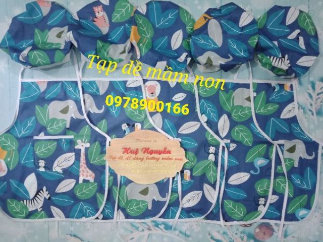 Combo 30 bộ tạp dề cho bé và 2 bộ cô giáo