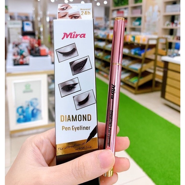 Bút Kẻ Mắt Không Trôi Mira Diamond Pen Eyeliner