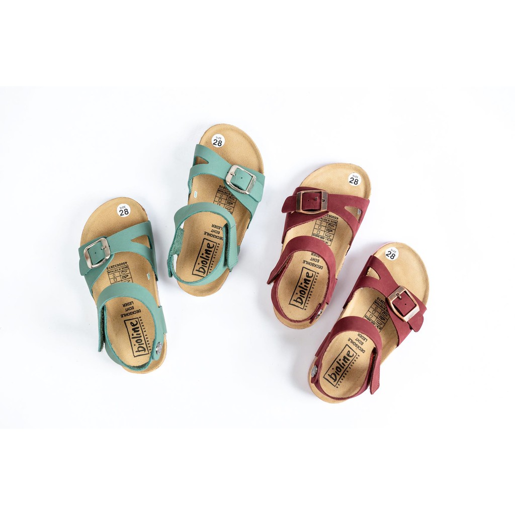 Giày birken vietnam sandals da bò unisex xuất khẩu châu âu dành cho bé Mã Baby 04