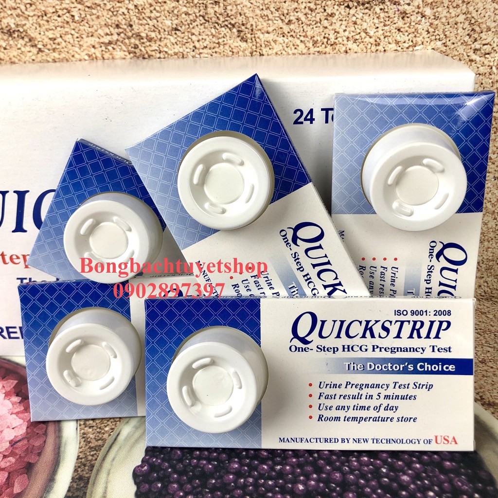 Que thử thai QuickStrip ( 1 Que ) - Que Thử Thai Quickstrip Phát Hiện Thai Sớm