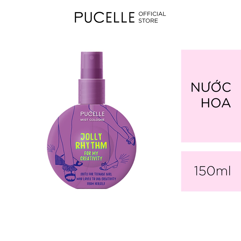 Nước Hoa PUCELLE Mist Cologne Jolly Rhythm For My Creativity 150ml