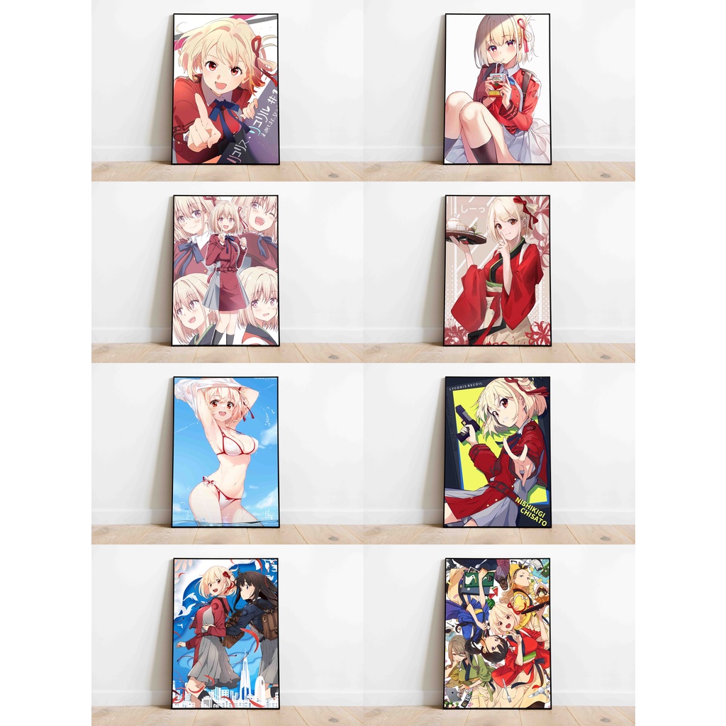 POSTER A3 CAO CẤP TREO TƯỜNG ANIME LYCORIS RECOIL (5) BY 2D TỘC SHOP