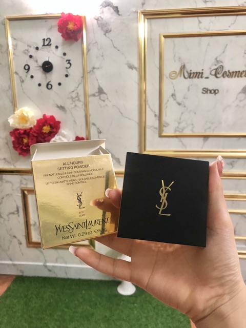 Phấn Phủ Nén Yves Saint Laurent Encre de Peau All Hours Setting Powder Poudre
