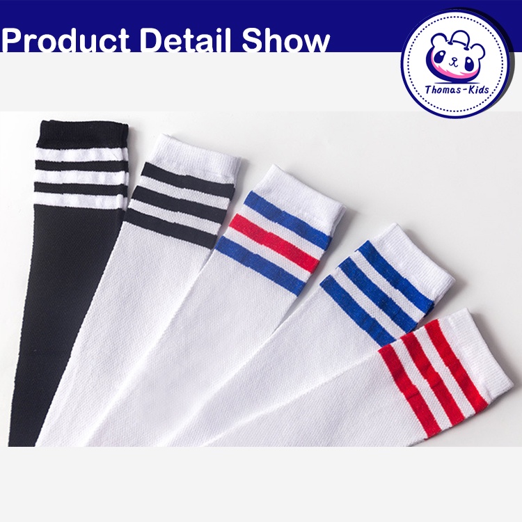 [THOMAS KIDS] Vớ Cotton Dài Đến Đầu Gối Phong Cách Công Chúa Dành Cho Bé Gái 3-12 Tuổi