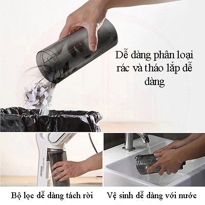 Máy hút bụi gia đình Xiaomi DX700 siêu mạnh, 3 đầu hút đa năng đi kèm, tiết kiệm điện năng, bảo hành 6 tháng