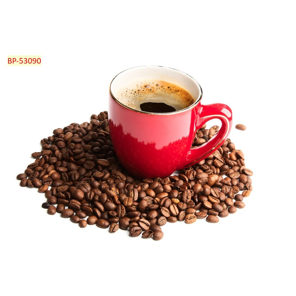 Tranh dán tường Quán Cafe, Trà Sữa, Trang Trí Cửa Hàng 3D khổ lớn