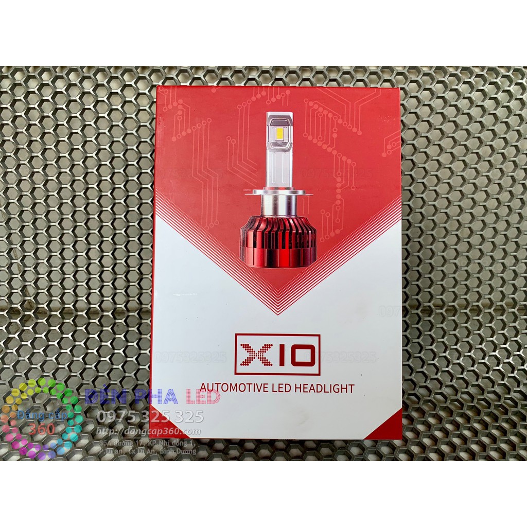 Đèn pha led X10 NEW 2021- 47W -sáng mạnh như Z10 Z10s đường cắt chuẩn hơn XHP70 L5 L9 xlight w12 kingled V70 V12- 1 bóng