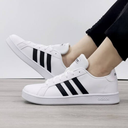 Giày Thể Thao Adidas Grand Court White Black  Hàng Chính Hãng - Giày Sneaker Nam Nữ
