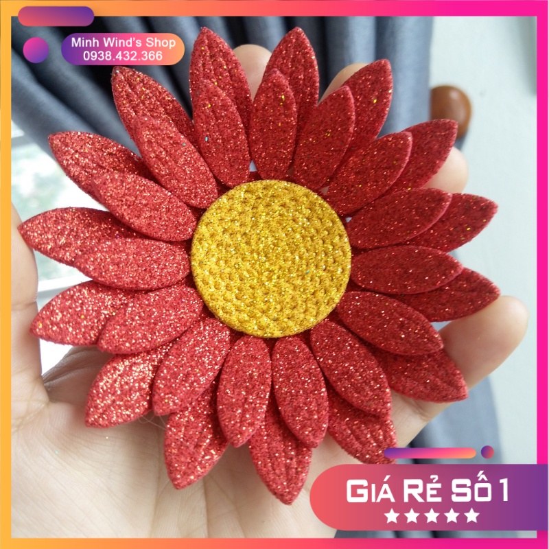 K147 - Khuôn Kim Loại Làm Hoa Hướng Dương 11cm