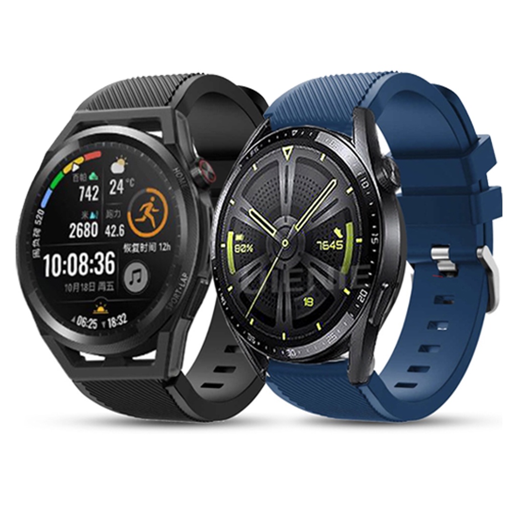 [Huawei GT3] Dây đeo Silicon Huawei GT3/GT2/GRuner/GT2 Pro/ Samsung Watch 3 45mm