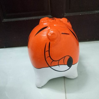 heo đất,lợn đất tiết kiệm vẽ 3d - size nhỏ