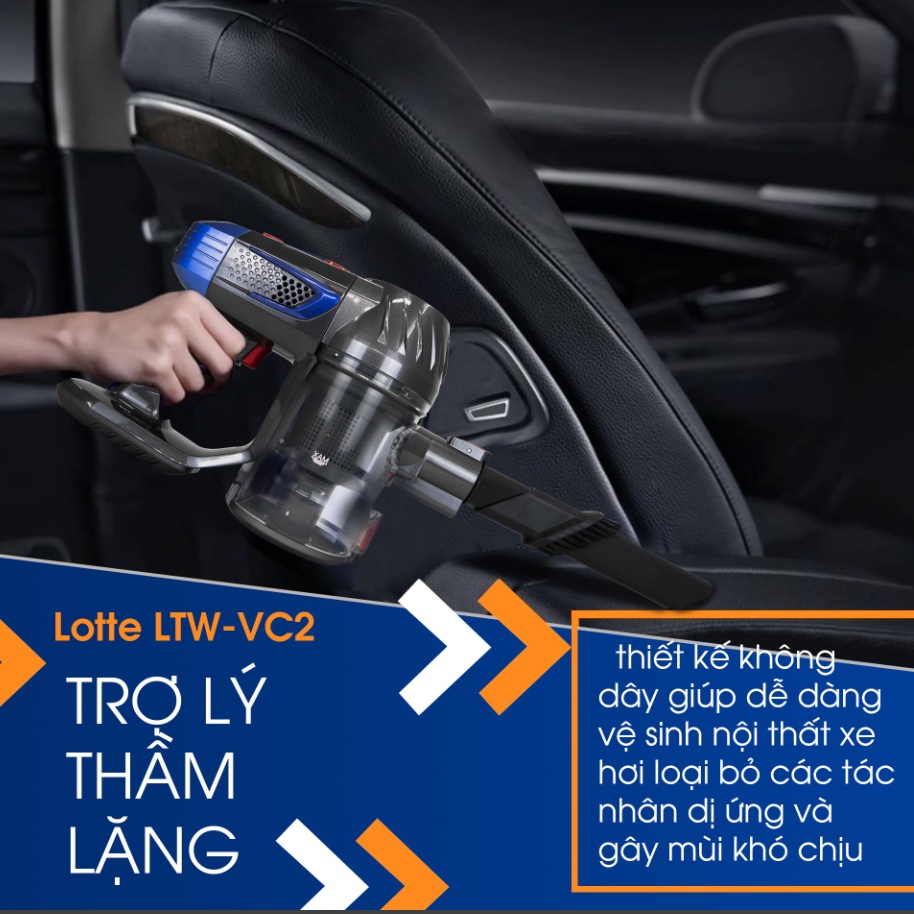 Máy Hút Bụi, Lau nhà Không Dây 2 Trong 1 Lotte_LTW-VC2 (sỉ ib giá tốt)