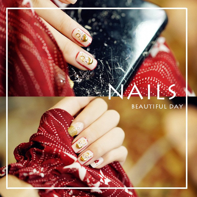 Nail tay - Mẫu đính đá, nhủ_5 ( Giá bán Lẻ + bảng Sỉ )