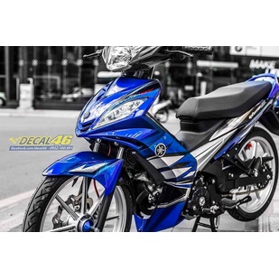 Tem Rời Exciter 2010 màu xanh trắng đen