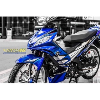 Tem Rời Exciter 2010 màu xanh trắng đen
