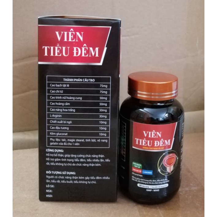 Viên tiểu đêm tăng cường chức năng thận, giảm tình trạng tiểu đêm.