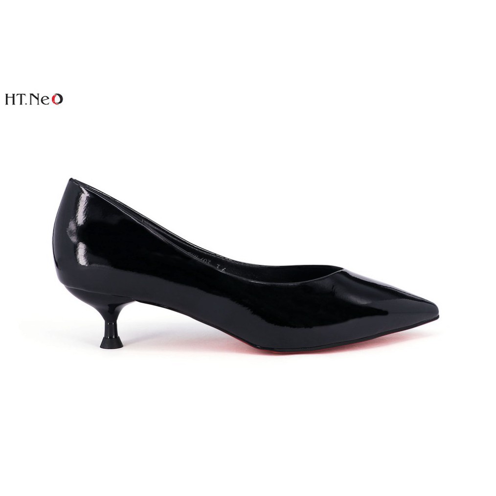 Giày công sở nữ ❤️ HT.NEO ❤️ da bò cao cấp gót nhọn 3 phân cực xinh, da bóng sạch sẽ và cực dễ mix đồ thời trang.