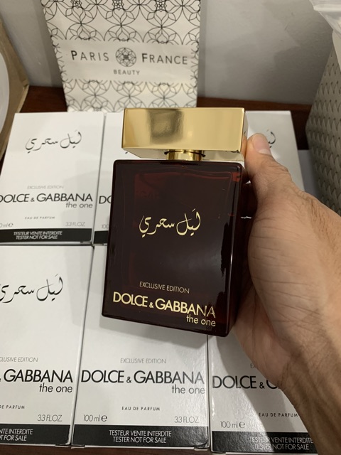 Nước hoa tester D&G The One Exclusive Edition EDP 100ml tester như hình SALE !