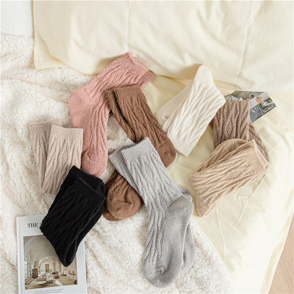 NICKOLAS Đôi Vớ Dày Màu Sắc Thời Trang Thoải Mái Cho Nữ