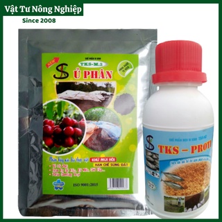 Chế phẩm sinh học tks men xúc tác ủ phân cá và phân bánh dầu tks – m2 và tks – proti