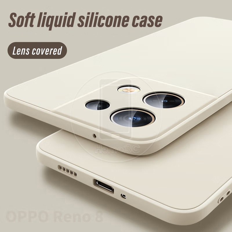 Ốp Điện Thoại TPU Dẻo Vuông Cho OPPO Reno 8 Reno8 Pro 5G