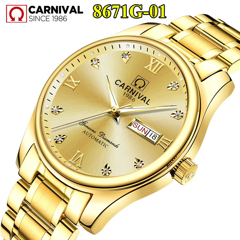 (giảm giá 50%) Đồng hồ cơ tự động nam Cana-8671G chính hãng thụy sỹ