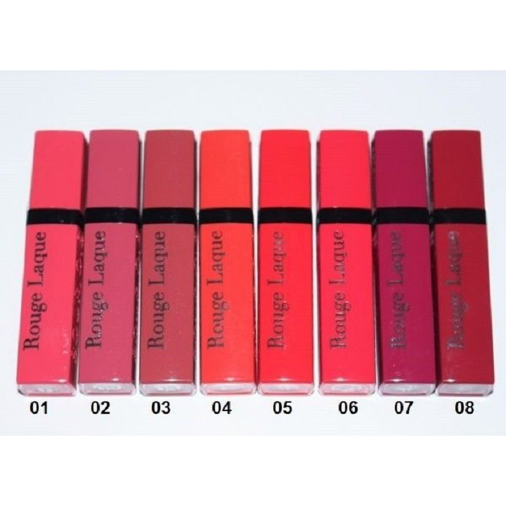 Son Bourjois Rouge Laque số 01 Maiges pink màu Hồng cam