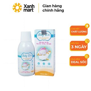 Nước tắm thảo dược Baby D'or ngăn ngừa rôm sảy mụn nhọt,mẩn ngứa , nước tắm an toàn lành tính cho da bé