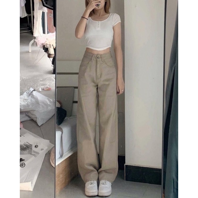 Quần bò kaki mềm ( có ảnh thật)