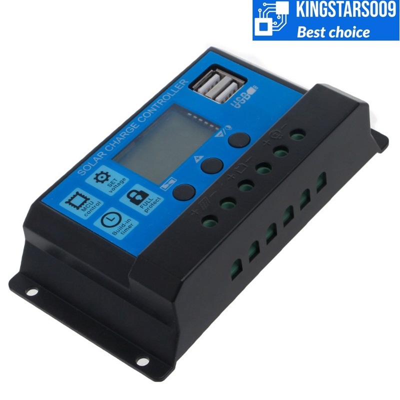Bộ điều khiển sạc năng lượng mặt trời 12V 24V 30A