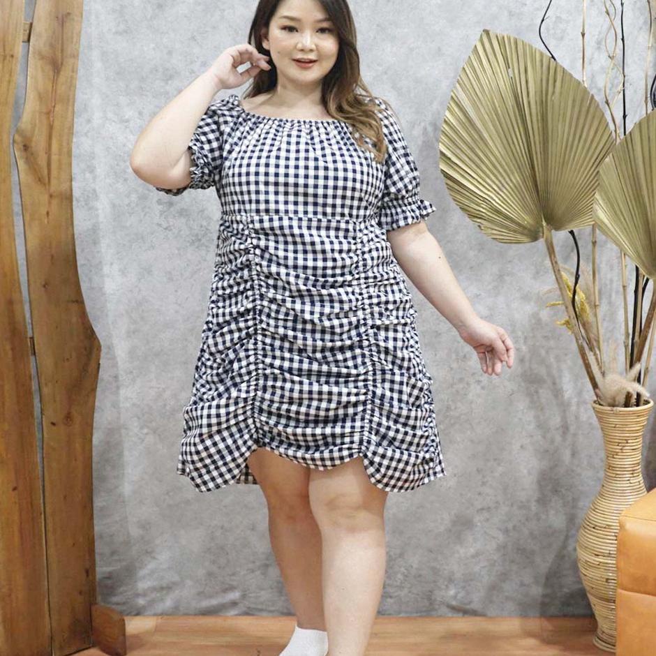Tốt khi mặc... Esmelle Đầm Jumbo Hàn Quốc Mới Nhất / Đầm Dự Tiệc Cỡ Lớn SIze XXXL / Đầm Dự Tiệc Mới Nhất Cho Nữ