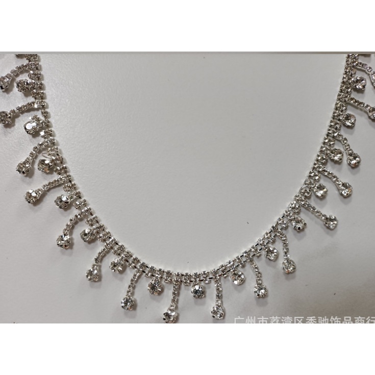 Dây đá tua rua phụ kiện handmade cổ trang, may mặc, trang trí giày, túi xách