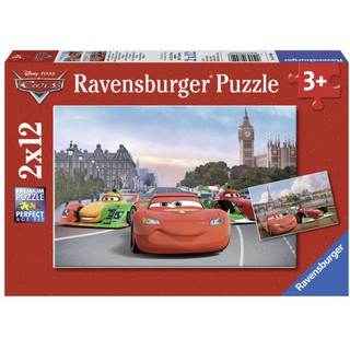 Xếp hình puzzle McQueen và người bạn 2 bộ 12 mảnh Ravensburger 07554 6 - Disney license