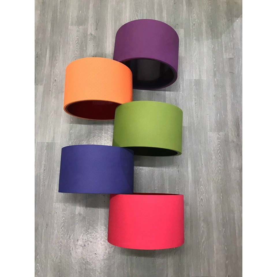 Vòng tập yoga bản to cao cấp 20cm ,nhựa ABS , chịu lực 200kg , bề mặt TPE , đường kính 33cm , dễ dàng vệ sinh , bản rộng