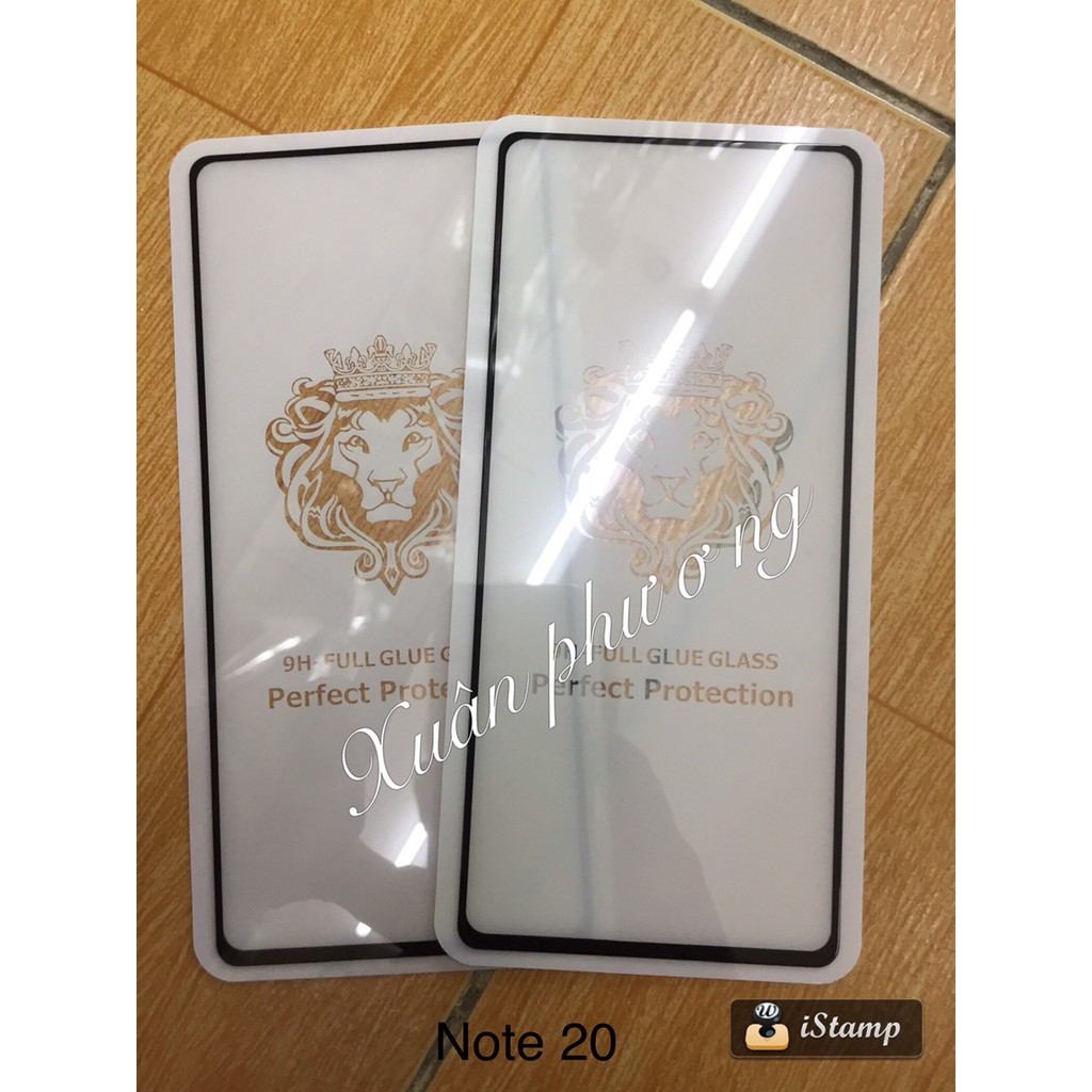 Dán cường lực Full màn Samsung Galaxy Note 20