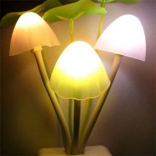 Đèn ngủ cảm ứng, đổi màu hình cây nấm