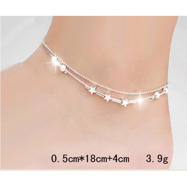 [13 Mẫu]Lắc chân bạc 925 xinh xắn sale giá rẻ | BigBuy360 - bigbuy360.vn